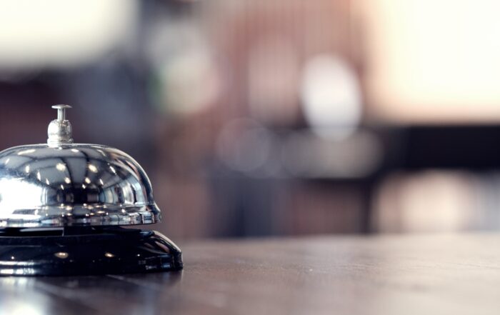 Reception Bell on Reception Counter